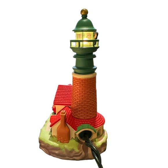 Hallmark Keepsake Ornament Lighthouse Lights Up Greetings 5th in Series 2001 - Picture 13 of 16